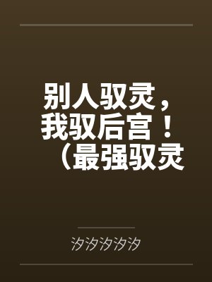 最强驭灵师汐汐汐汐
