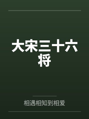 大宋三十六将 大宋三十六将