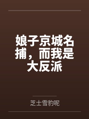 娘子京城名捕，而我是大反派