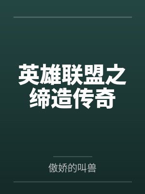 英雄联盟之缔造传奇by傲娇的叫兽笔趣阁无弹窗 英雄联盟之缔造传奇by傲娇的叫兽笔趣阁无弹窗