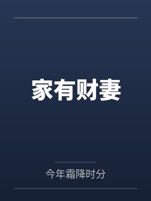 家有财妻 家有财妻