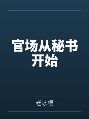 官场从秘书开始by老冰棍笔趣阁无弹窗
