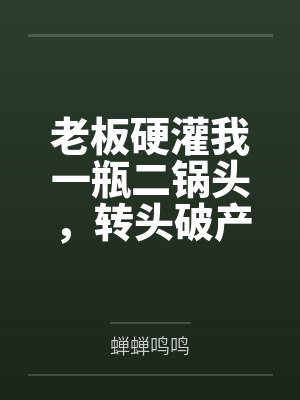 老板硬灌我一瓶二锅头，转头破产悔哭了