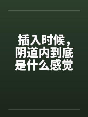 插入时候,阴道内到底是什么感觉? 插入时候,阴道内到底是什么感觉?