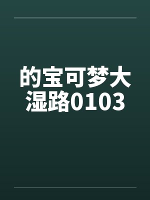 的宝可梦大湿路0103 的宝可梦大湿路0103