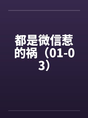 都是微信惹的祸(01-03) 都是微信惹的祸(01-03)