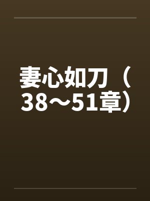 妻心如刀(38~51章) 妻心如刀(38~51章)