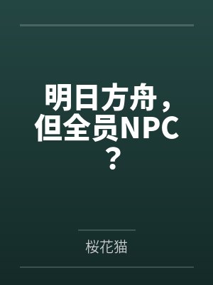 陆商阿米娅明日方舟,但全员NPC? 陆商阿米娅明日方舟,但全员NPC?
