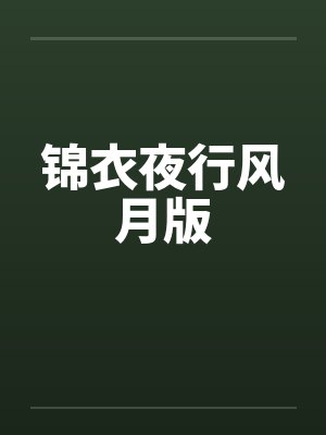 锦衣夜行全新正版 锦衣夜行全新正版
