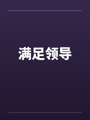 满足领导 满足领导