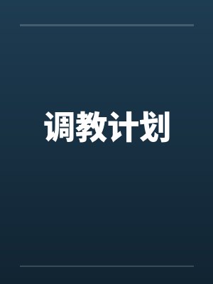 调教计划 调教计划